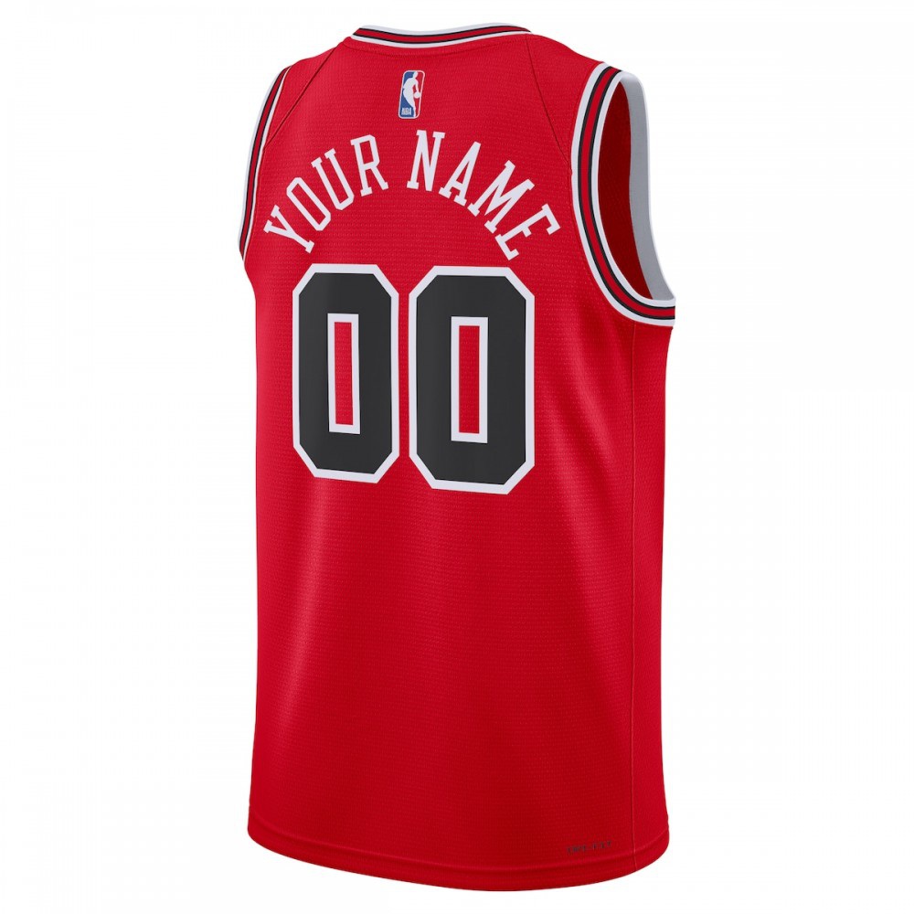 Chicago Bulls Youth Swingman Custom Jersey Red - Icon Edition-Pro Kit Vault | Brand New 26/27 Sports Jerseys